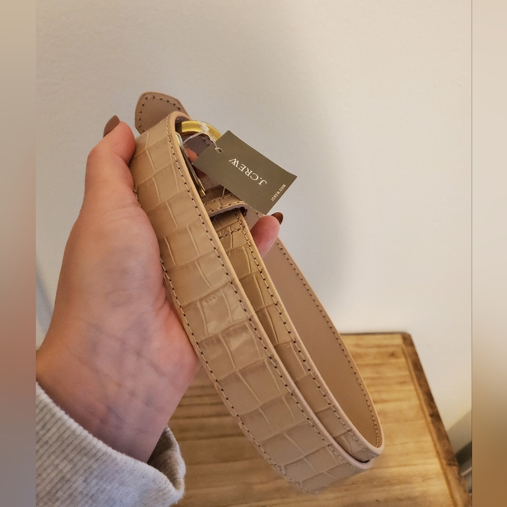 JCrew leather belt, Size Small